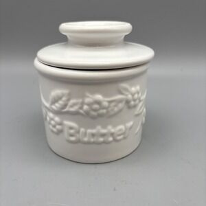 The Original Butter Bell Crock by L. Tremain 2000 White Crock Pottery Beurre
